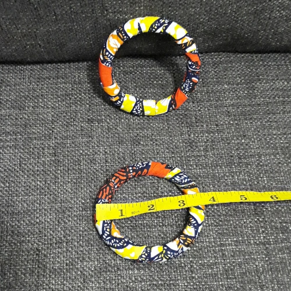 African print bracelet